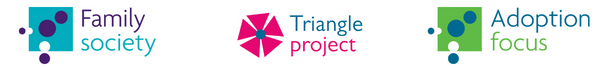 Family Society, Adoption Focus and Triangle Project Logos